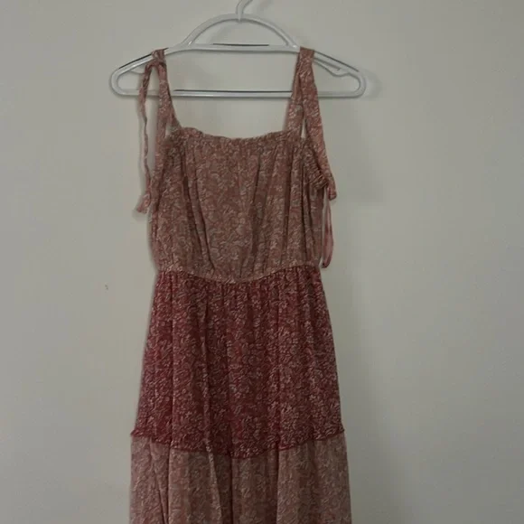 Sincerly Jules | Dresses | Sincerely Jules Floral Two Toned Pink Maxi Dress  | Poshmark